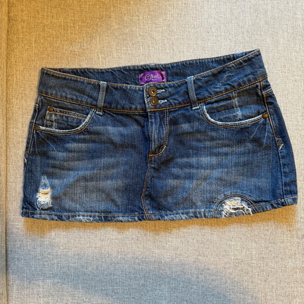 Blue Denim Skirt